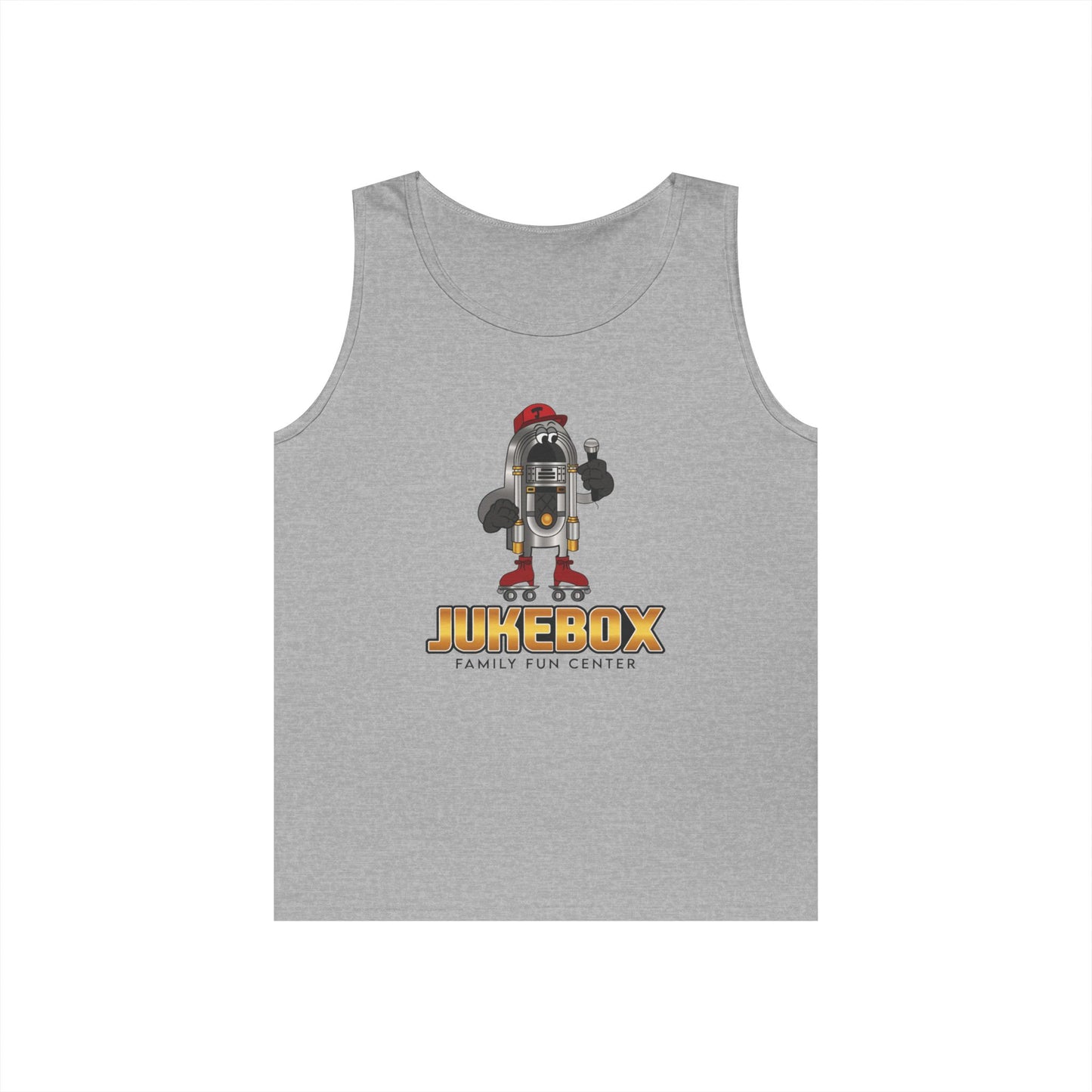 Retro Jukebox Graphic Tank Top for Family Fun