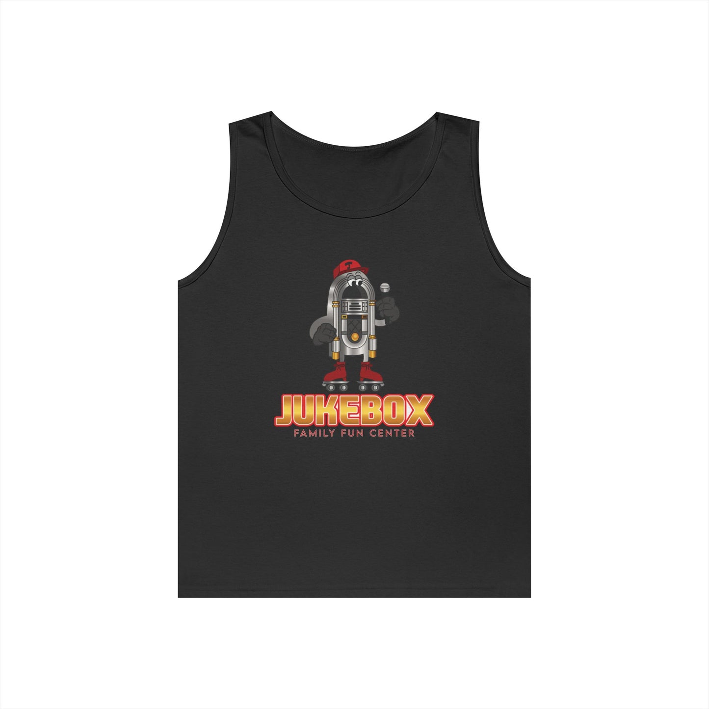 Retro Jukebox Graphic Tank Top for Family Fun